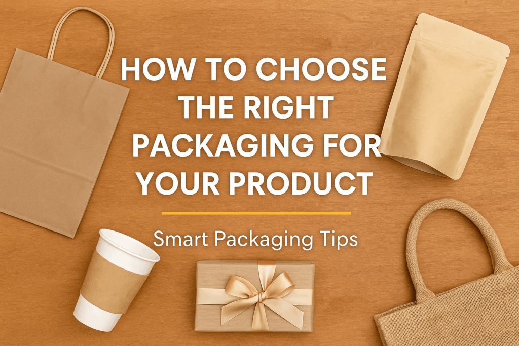 How to Choose the Right Packaging for Your Product